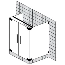 Sprinz Achat R Plus Pendeltüren U-Kabine Bis 90 X 90 X 200 Cm -Moderne Duschtüren Verkäufe hersteller sprinz achat plus kabinen pendeltueren 2992535
