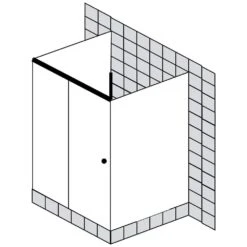 Sprinz Tansa U-Kabine Mit Fronteinstieg Bis 120 X 120 X 200 Cm -Moderne Duschtüren Verkäufe hersteller sprinz tansa u kabinen fronteinstieg 3185606