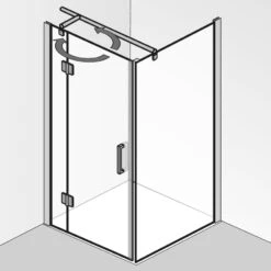 HSK Aperto Pro Drehtür Pendelbar An Nebenteil Für Seitenwand 100 Cm, Anschlag Links 9 HSK Aperto Pro Drehtür Pendelbar An Nebenteil Für Seitenwand 100 Cm, Anschlag Links -Moderne Duschtüren Verkäufe hsk duschkabinen aperto pro drehtuer seitenwand 4687856