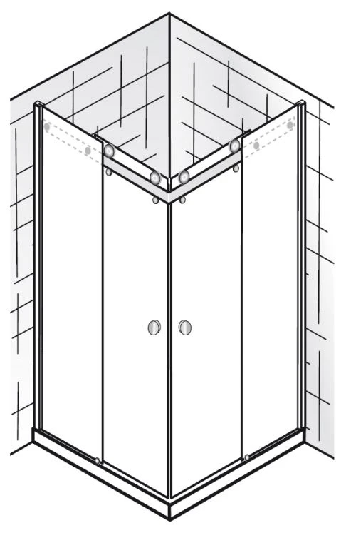 HSK Atelier Plan Eckeinstieg Mit Schiebetüren Classic 120 X 120 Cm 6 HSK Atelier Plan Eckeinstieg Mit Schiebetüren Classic 120 X 120 Cm – Bild 4