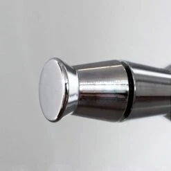 HÜPPE 501 Design Pure 5-Eck Schwingtür 2-flüglig Mit Festteilen Im Sondermaß, Einstieg 59,9 Cm, Glas Ohne Anti-Plaque