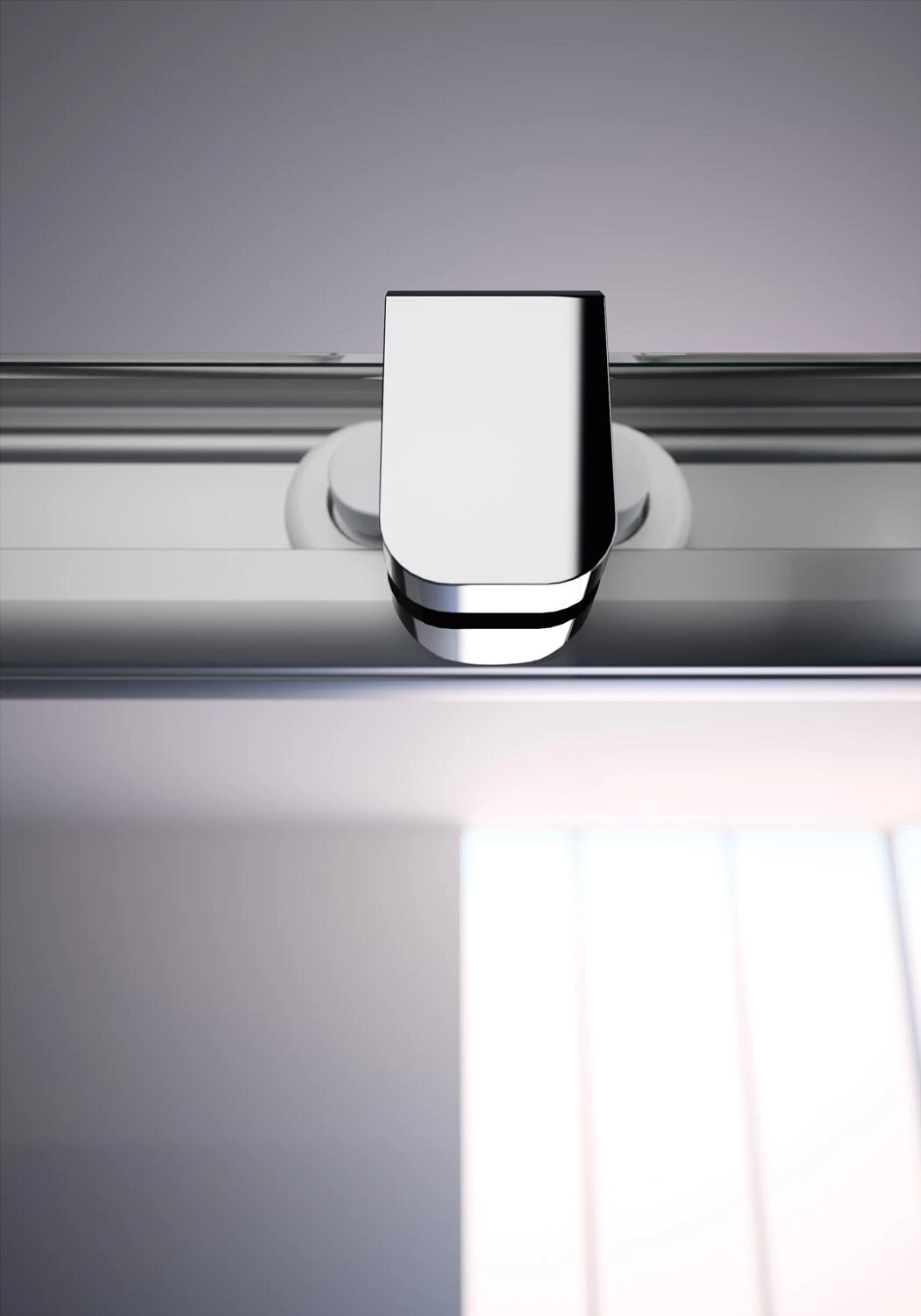 HÜPPE Alpha 2 Teilgerahmt 4-Eck Gleittür 1-teilig Mit Festem Segment, 100 X 190 Cm, Glas Ohne Anti-Plaque 7 HÜPPE Alpha 2 Teilgerahmt 4-Eck Gleittür 1-teilig Mit Festem Segment, 100 X 190 Cm, Glas Ohne Anti-Plaque – Bild 5