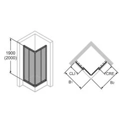HÜPPE Alpha 2 Vollgerahmt 4-Eck Gleittüreckeinstieg 2-teilig, 80/80 X 190 Cm, Glas Mit Anti-Plaque 10 HÜPPE Alpha 2 Vollgerahmt 4-Eck Gleittüreckeinstieg 2-teilig, 80/80 X 190 Cm, Glas Mit Anti-Plaque -Moderne Duschtüren Verkäufe hueppe alpha 2 gleittuereckeinstieg teilig vollgerahmt 9362687