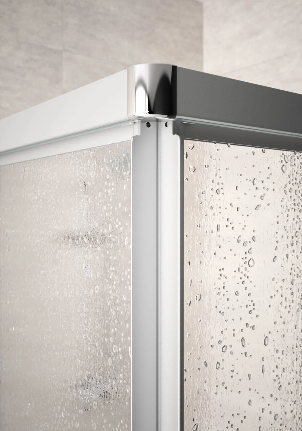 HÜPPE Alpha 2 Vollgerahmt 4-Eck Pendeltür, 100 X 200 Cm, Kunstglas 3 HÜPPE Alpha 2 Vollgerahmt 4-Eck Pendeltür, 100 X 200 Cm, Kunstglas