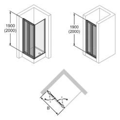 HÜPPE Alpha 2 Vollgerahmt 4-Eck Pendeltür, 60-120 X 120-200 Cm, Kunstglas 7 HÜPPE Alpha 2 Vollgerahmt 4-Eck Pendeltür, 60-120 X 120-200 Cm, Kunstglas -Moderne Duschtüren Verkäufe hueppe alpha 2 pendeltuer vollgerahmt 4 9351236