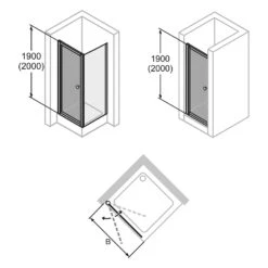 HÜPPE Alpha 2 Teilgerahmt 4-Eck Schwingtür, 90 X 190 Cm, Glas Ohne Anti-Plaque 10 HÜPPE Alpha 2 Teilgerahmt 4-Eck Schwingtür, 90 X 190 Cm, Glas Ohne Anti-Plaque -Moderne Duschtüren Verkäufe hueppe alpha 2 schwingtuer teilgerahmt 4 9342443