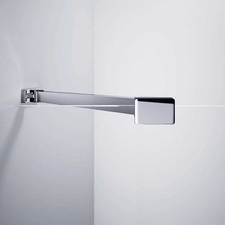 HÜPPE Design Pure U-Kabine Mit 2 Schwingfalttüren, Maßanfertigung, Glas Mit Anti-Plaque, Mit Komfortgriff 5 HÜPPE Design Pure U-Kabine Mit 2 Schwingfalttüren, Maßanfertigung, Glas Mit Anti-Plaque, Mit Komfortgriff – Bild 3