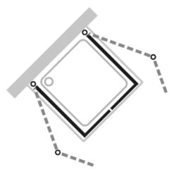 HÜPPE Design Pure U-Kabine Mit 2 Schwingfalttüren, Maßanfertigung, Glas Ohne Anti-Plaque -Moderne Duschtüren Verkäufe hueppe design pure kabinen mit 2 10067279