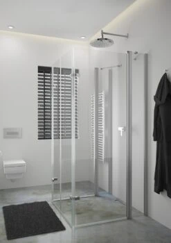 HÜPPE Design Pure U-Kabine Mit 2 Schwingfalttüren Mit Festteil, Maßanfertigung, Glas Ohne Anti-Plaque, Mit Komfortgriff 13 HÜPPE Design Pure U-Kabine Mit 2 Schwingfalttüren Mit Festteil, Maßanfertigung, Glas Ohne Anti-Plaque, Mit Komfortgriff -Moderne Duschtüren Verkäufe hueppe design pure kabinen mit 2 10067567