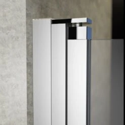 HÜPPE Design Pure 4-Eck Pendeltür Für Seitenwand 90 X 190 Cm, Glas Ohne Anti-Plaque -Moderne Duschtüren Verkäufe hueppe design pure teilgerahmt pendeltuer seitenwand 8943236