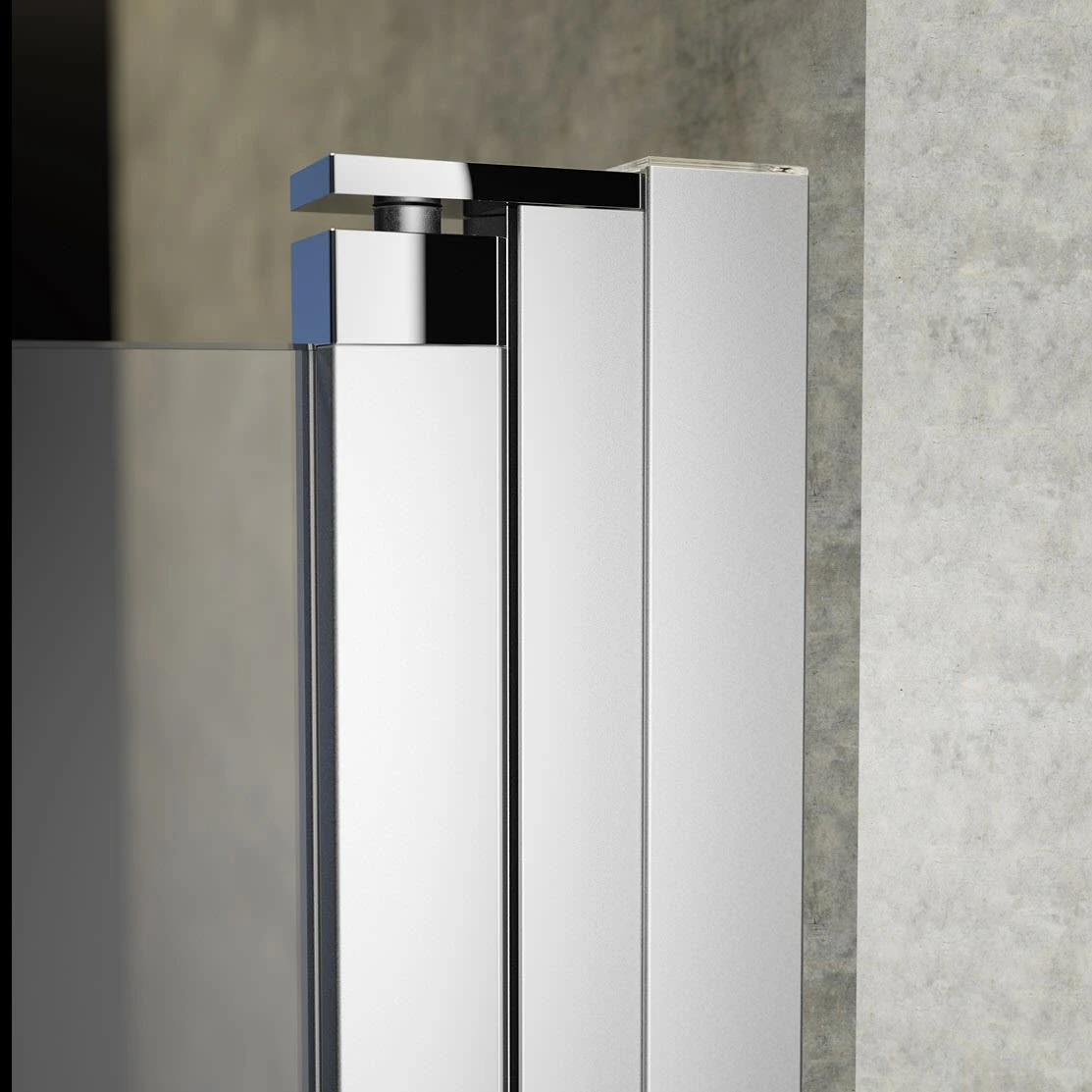 HÜPPE Design Pure 4-Eck Schwingfalttür 100 X 200 Cm, Rechtsbefestigung, Glas Ohne Anti-Plaque 10 HÜPPE Design Pure 4-Eck Schwingfalttür 100 X 200 Cm, Rechtsbefestigung, Glas Ohne Anti-Plaque – Bild 8