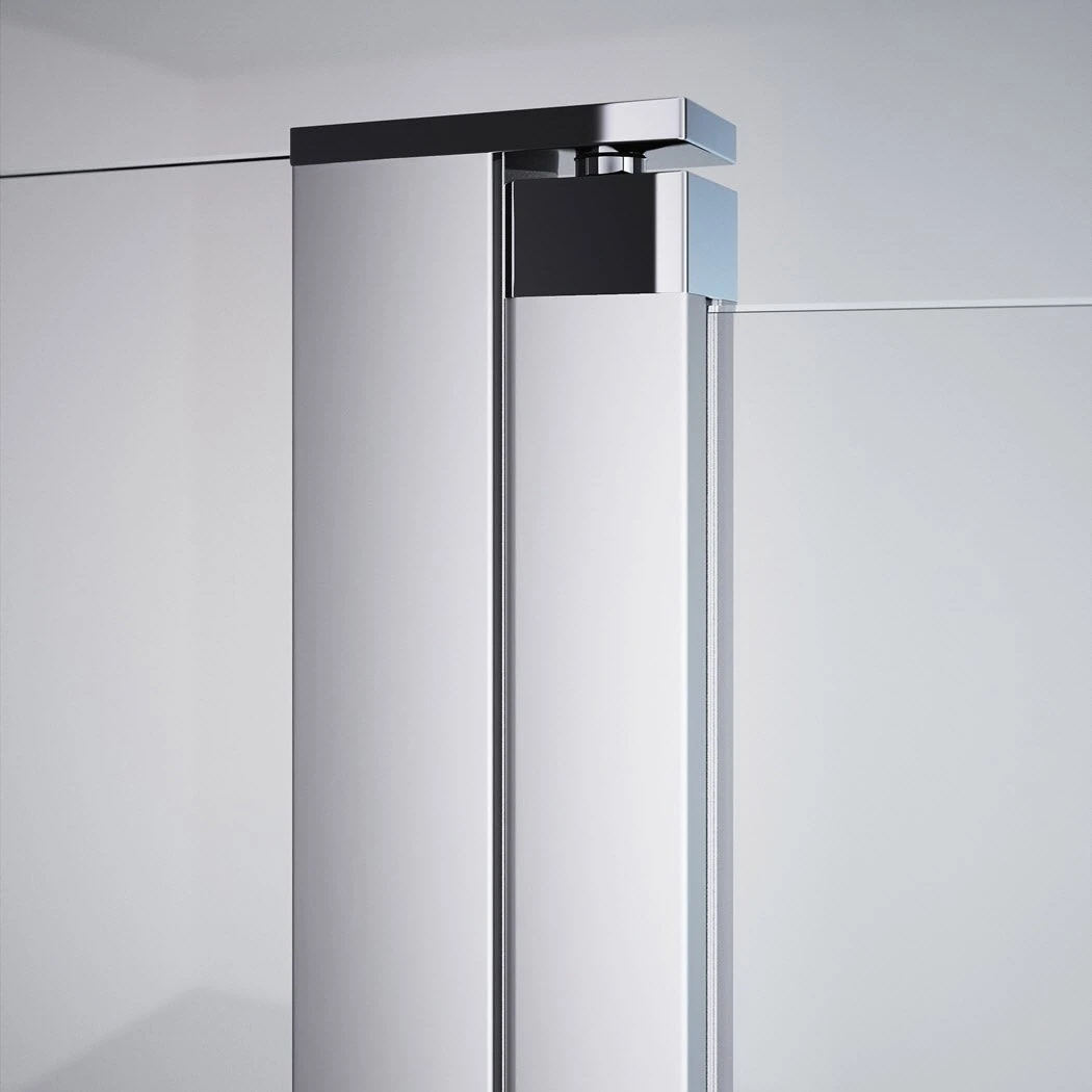 HÜPPE Design Pure 4-Eck Schwingtür Mit Festem Segment 80 X 190 Cm, Glas Ohne Anti-Plaque 10 HÜPPE Design Pure 4-Eck Schwingtür Mit Festem Segment 80 X 190 Cm, Glas Ohne Anti-Plaque – Bild 8