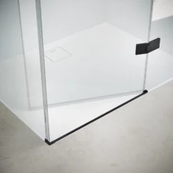 HÜPPE Solva Teilgerahmt 4-Eck Schwingtür Mit Festem Segment 90 X 200 Cm, Glas Ohne Anti-Plaque, Linksbefestigung -Moderne Duschtüren Verkäufe hueppe solva teilgerahmt schwingtuer mit festem 9434534