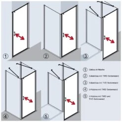Kermi Liga Pendeltür Für Duschwanne 1-flügelig 90 X 185 Cm, Anschlag Rechts -Moderne Duschtüren Verkäufe kermi duschkabinen serie liga pendeltuer 1 9256541