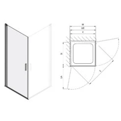 Koralle SL450 Eckdusche Pendeltür Links, Typ EPWBOS L 90, 90 X 200 Cm, Bodengleich, Mit GlasPlus 11 Koralle SL450 Eckdusche Pendeltür Links, Typ EPWBOS L 90, 90 X 200 Cm, Bodengleich, Mit GlasPlus -Moderne Duschtüren Verkäufe koralle duschkabinen sl450 eckduschen pendeltuer links 11097478