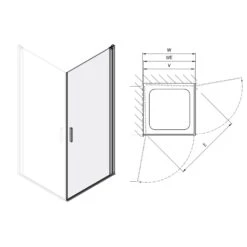 Koralle SL450 Eckdusche Pendeltür Rechts, Typ EPWBOS R 75, 75 X 200 Cm, Bodengleich, Mit GlasPlus 11 Koralle SL450 Eckdusche Pendeltür Rechts, Typ EPWBOS R 75, 75 X 200 Cm, Bodengleich, Mit GlasPlus -Moderne Duschtüren Verkäufe koralle duschkabinen sl450 eckduschen pendeltuer rechts 11099158