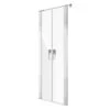 Koralle SL450 Pendeltür 2-flüglig Für Trennwand, Typ TP2W 120, 120 X 200 Cm, Für Duschwanne