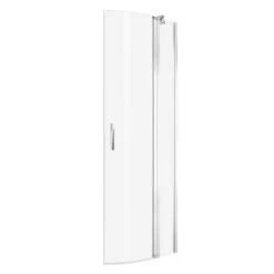 Koralle SL450 Viertelkreis Pendeltür Mit Festteil Rechts, Typ VPFBOS R 80, 80 X 200 Cm, R= 55 Cm, Bodengleich, Mit GlasPlus