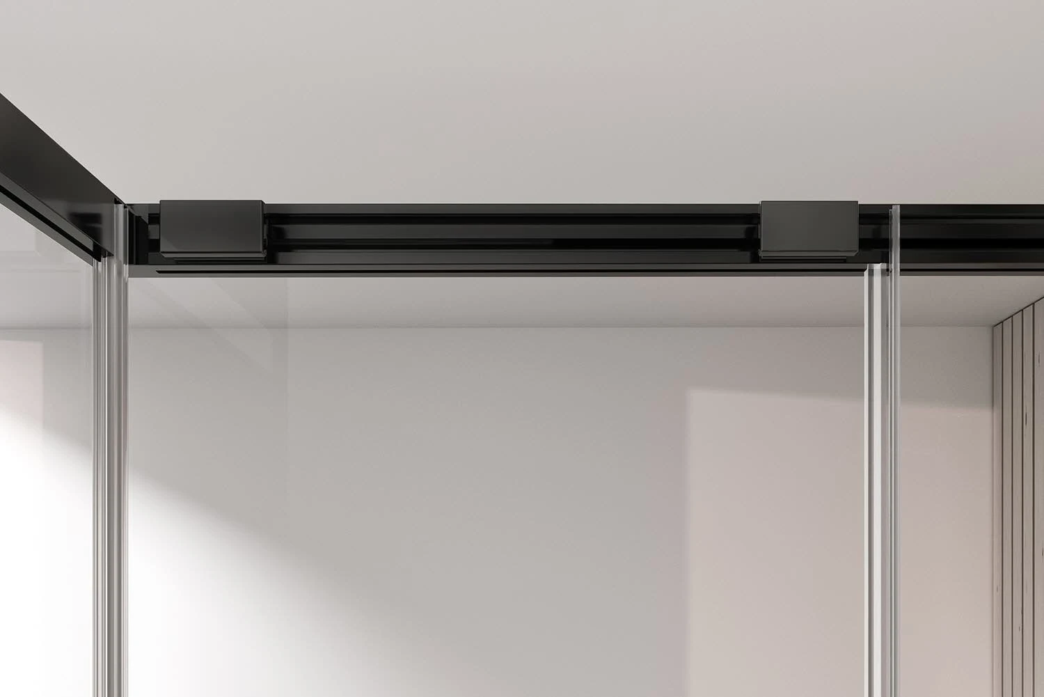 Koralle SL515 Eckdusche Schiebetür Für U-Kombination Typ EDUS2 L, Sondermaß, Anschlag Links 4 Koralle SL515 Eckdusche Schiebetür Für U-Kombination Typ EDUS2 L, Sondermaß, Anschlag Links – Bild 2