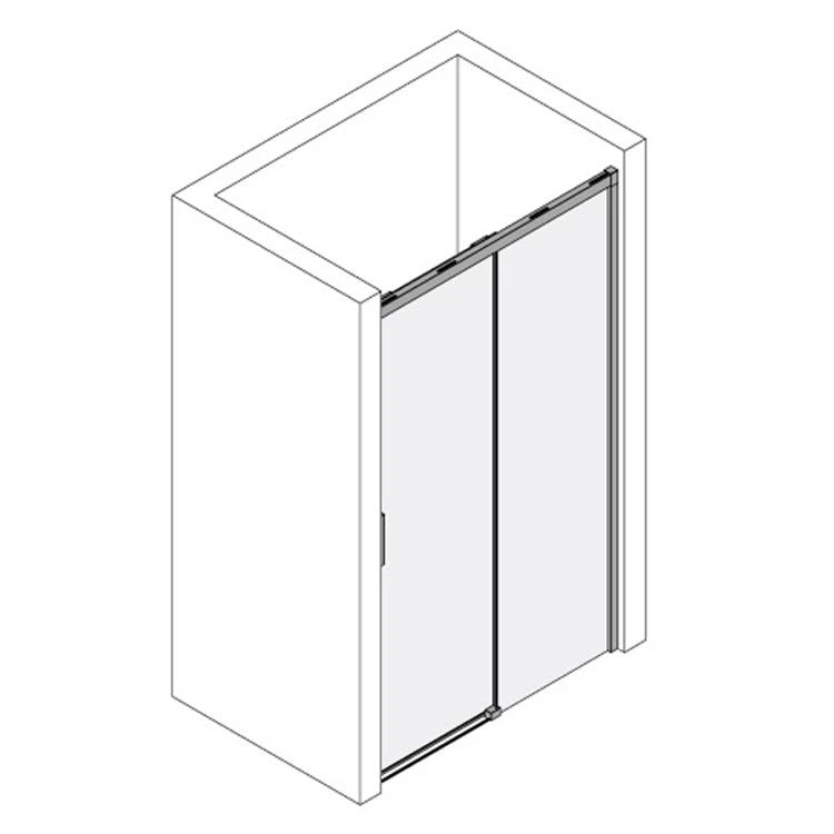 Kronenbach Slide Schiebetür 2-teilig Für Nische, 120 X 200 Cm, Anschlag Rechts 6 Kronenbach Slide Schiebetür 2-teilig Für Nische, 120 X 200 Cm, Anschlag Rechts – Bild 4