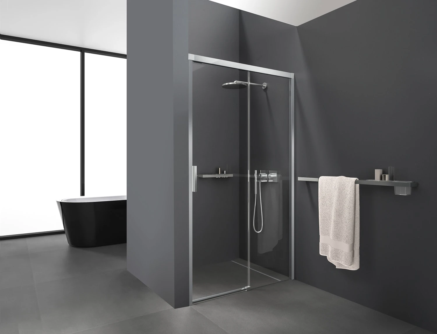 Kronenbach Slide Schiebetür 2-teilig Für Nische, 120 X 200 Cm, Anschlag Rechts 7 Kronenbach Slide Schiebetür 2-teilig Für Nische, 120 X 200 Cm, Anschlag Rechts – Bild 5