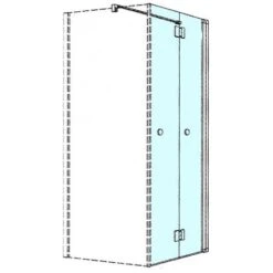 Kronenbach Tube Falttür Für Trennwand, 80 X 200 Cm, Anschlag Rechts -Moderne Duschtüren Verkäufe kronenbach duschabtrennungen tube faltdusche tfta trennwand 4011161