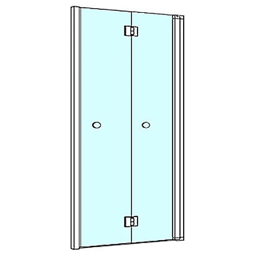 Kronenbach Tube Falttür Für Nische, 80 X 200 Cm, Anschlag Rechts 5 Kronenbach Tube Falttür Für Nische, 80 X 200 Cm, Anschlag Rechts – Bild 3