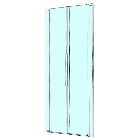 Kronenbach Tube Pendeltür Für Nische, 90 X 200 Cm 5 Kronenbach Tube Pendeltür Für Nische, 90 X 200 Cm – Bild 3