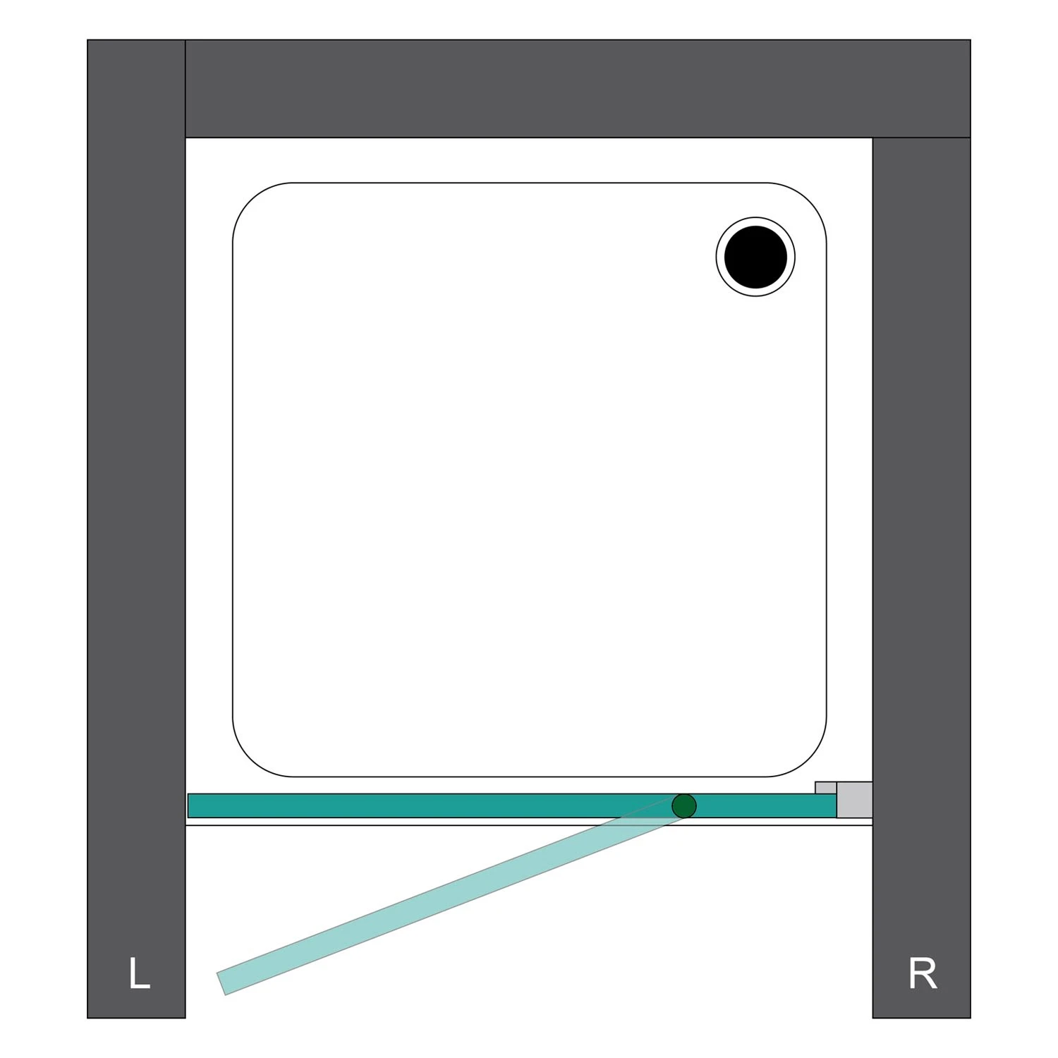 Steinkamp Lifestyle Nischentür An Nebenteil 90 X 200 Cm Anschlag Rechts Inkl. Easypearl, Mittig Mattiert 6 Steinkamp Lifestyle Nischentür An Nebenteil 90 X 200 Cm Anschlag Rechts Inkl. Easypearl, Mittig Mattiert – Bild 4