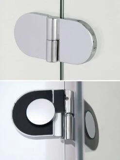 Steinkamp Living Fünfeckdusche 3-teilig 100 X 100 Cm Anschlag Links Inkl. Easypearl, Mittig Mattiert