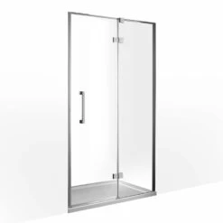 Sturotec 6070 Drehtür Mit Festelement 100 X 200 Cm Für Nische, Mit Nano-Beschichtung