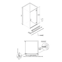 Sturotec 7010 Drehtür 100 X 199,3 Cm Zur Kombination Mit Seitenwand, Mit Nano-Beschichtung -Moderne Duschtüren Verkäufe sturotec duschkabinen serie 7010 drehtuer 100 6994881