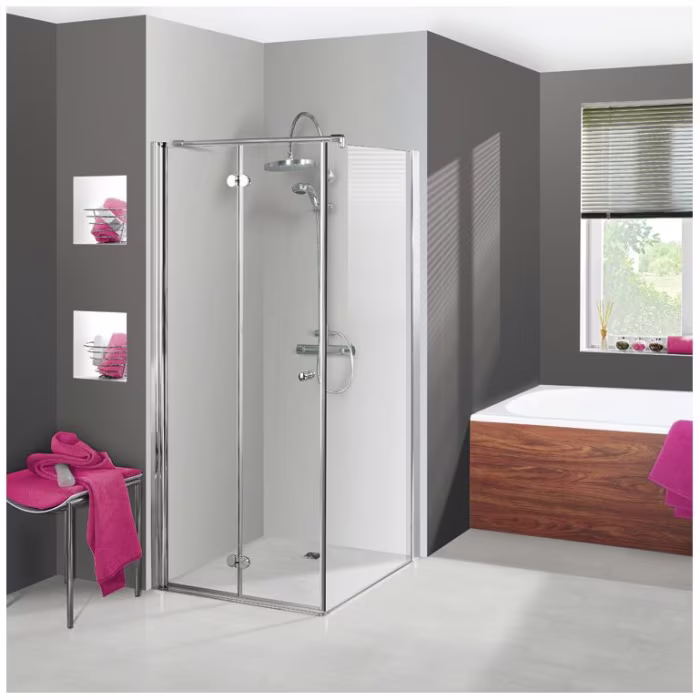 Titelseite -Moderne Duschtüren Verkäufe hersteller breuer elana komfort drehfalttueren seitenwand 578358